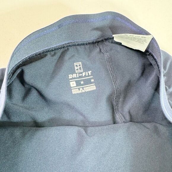 Nike Shorts Women Medium Blue Training Lined Elastic Waist Tempo Pull On Running - Picture 2 of 10